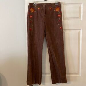 Brad Women’s Pants size 8 excellent condition inseam 30” waist 30” color brown
